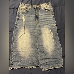 Denim skirt